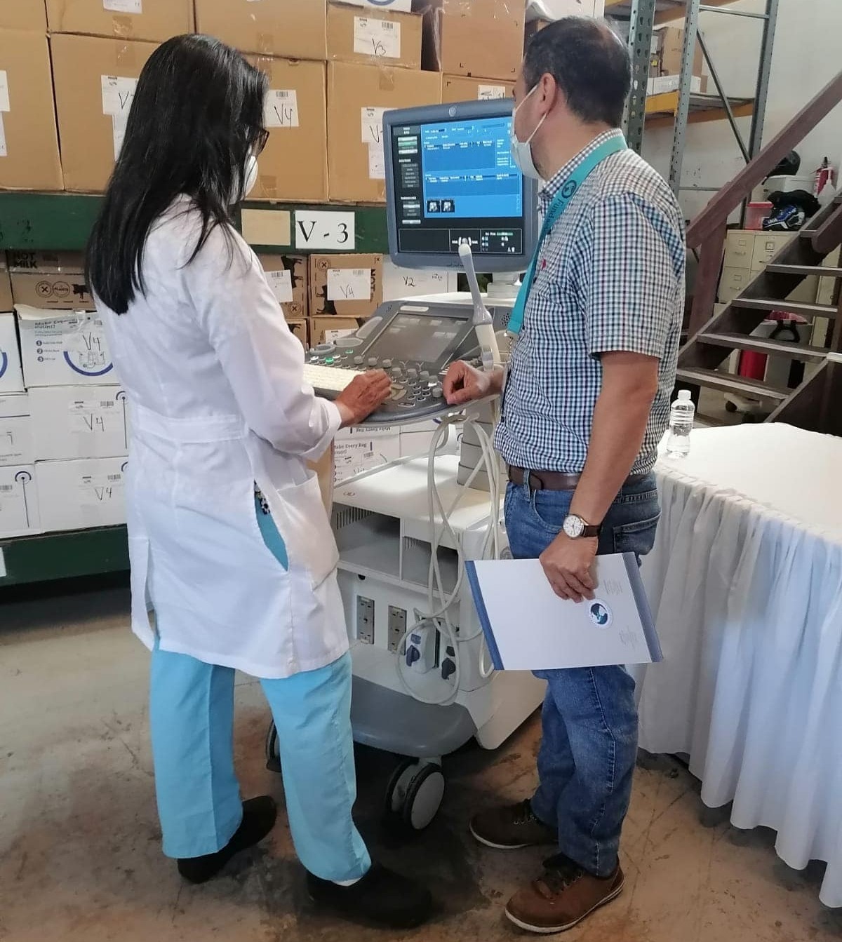 El Hospital de Occidente recibió máquina de ultrasonido donado por Fundación Central American Medical Outreach que permitirá brindar una mejor atención a las mujeres embarazadas